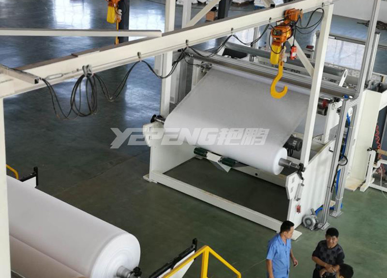 江苏投产新型YP-SMMS纺熔无纺布生产线